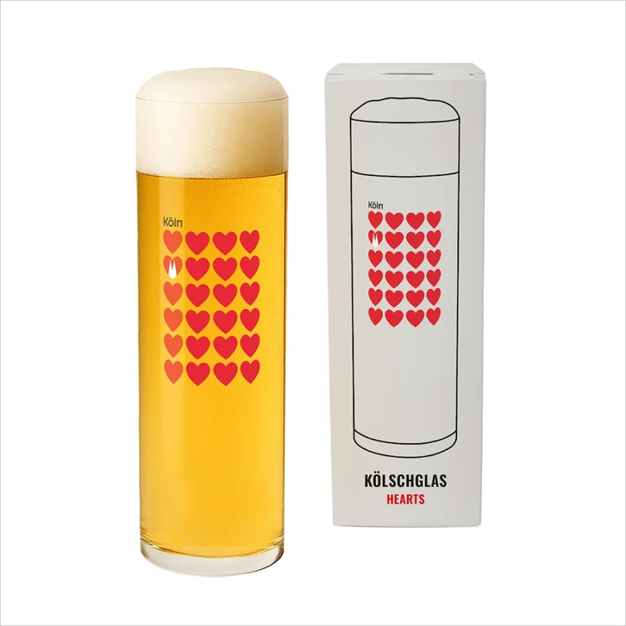 Kölschglas Hearts