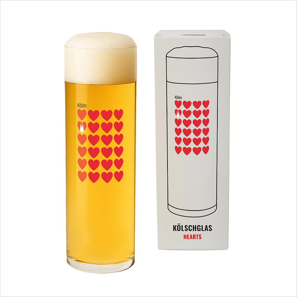 Kölschglas Hearts