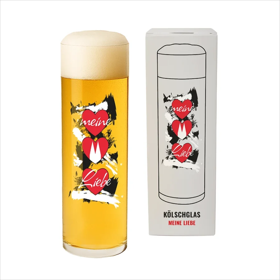 Kölschglas Meine Liebe