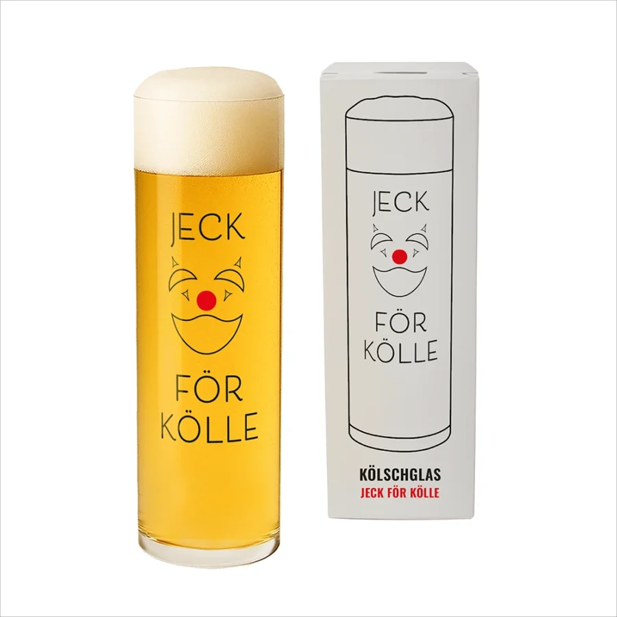 Kölschglas – Karneval | Jeck för Kölle
