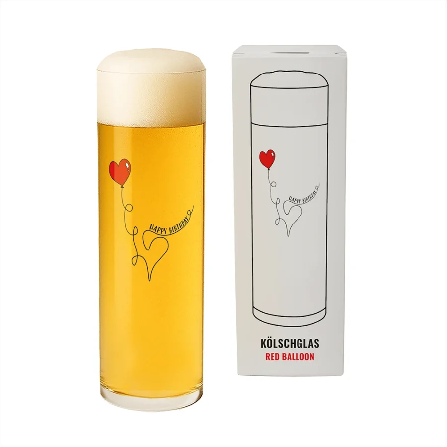 Kölschglas – Red Balloon