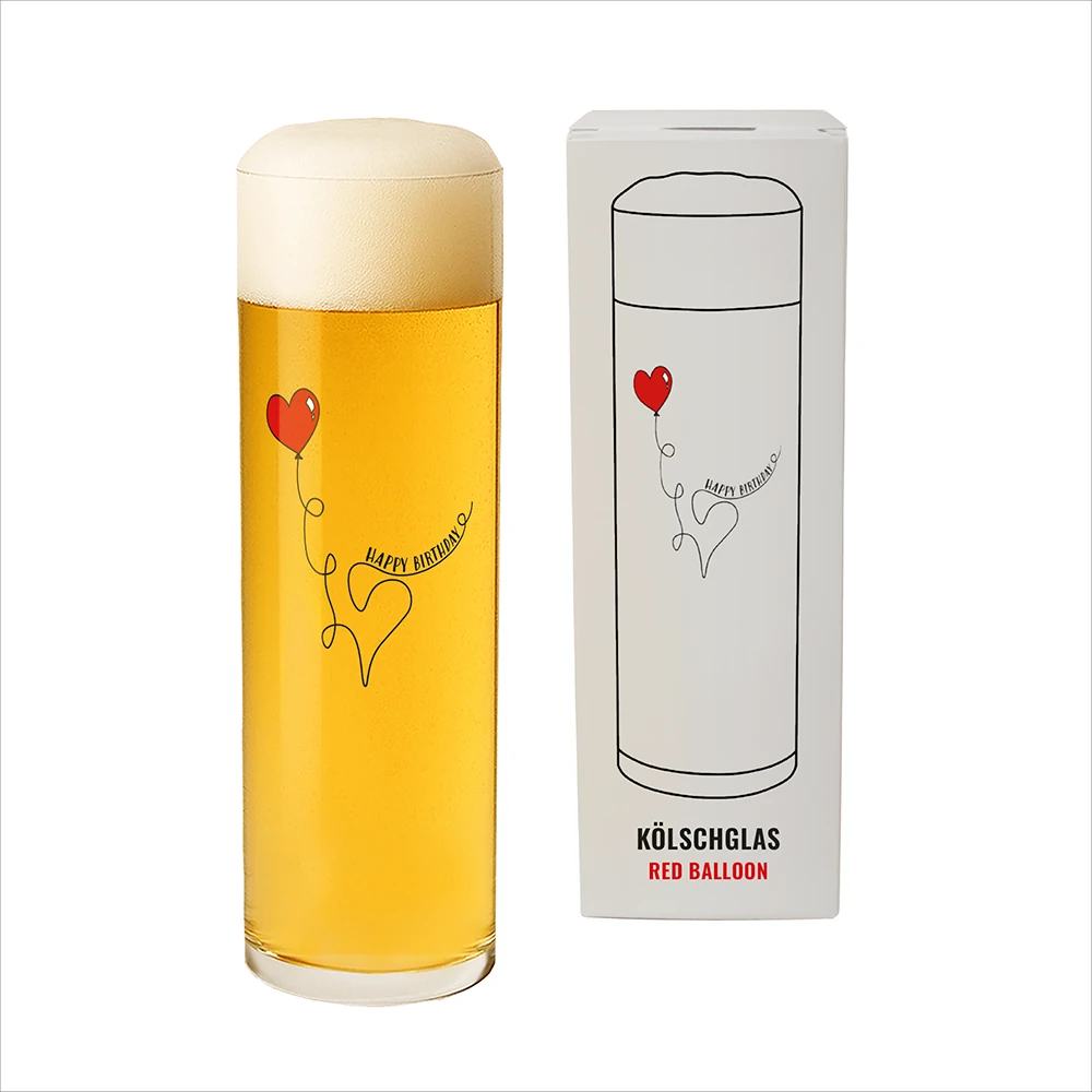 Kölschglas – Red Balloon