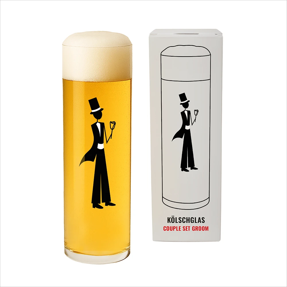 Kölschglas – Couple Set Groom
